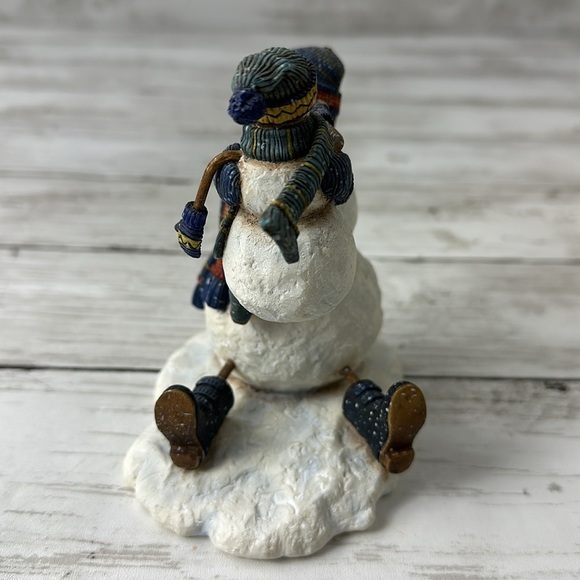 Wit & Whimsy Got your Nose Snowman Figurine 2004 Ned Young by Lang - Picture 3 of 10